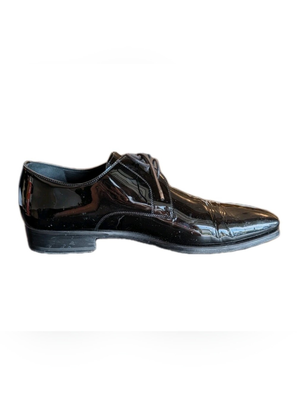 Magnanni Shoes Dante Patent Leather Black Oxford Tuxedo Formal Men US 10.5